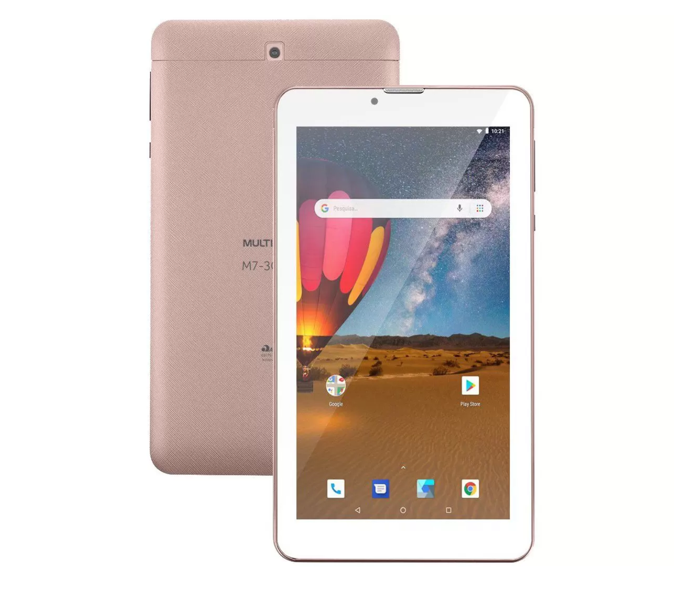  - Tablets - rosa - Central - unidade    Cod. TABLET MULT M7 3G PLUS 16GB NB305